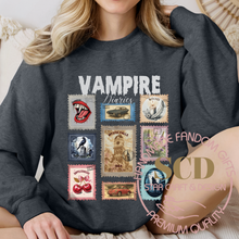Load image into Gallery viewer, Vampire Diaries postage stamps Sweatshirt,Vampire Postage Tee, Mystic Falls Sweatshirt