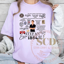 Load image into Gallery viewer, Stefan Salvatore Quotes T-shirt, Stefan Quotes