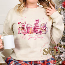 Load image into Gallery viewer, It's The Season Sweatshirt, Ice Coffee Sweatshirt.
