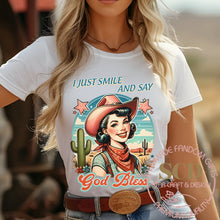 Load image into Gallery viewer, I Just Smile And Say, God Bless