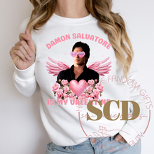 Load image into Gallery viewer, Damon Salvatore Is My Valentine Sweatshirt