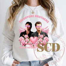 Load image into Gallery viewer, Salvatore Brothers Is My Valentine Sweatshirt