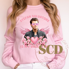 Load image into Gallery viewer, Stefan Salvatore Is My Valentine Sweatshirt