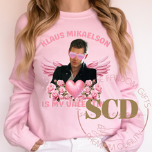 Load image into Gallery viewer, Klaus Mikaelson Is My Valentine Sweatshirt