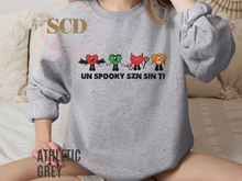 Load image into Gallery viewer, Un Spooky Szn Sin Ti Bad Bunny Halloween Sweatshirt