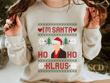 Load image into Gallery viewer, Santa Klaus Ugly Christmas Sweatshirt