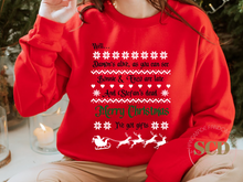 Load image into Gallery viewer, TVD Christmas Ugly Sweatshirt