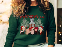 Load image into Gallery viewer, Christmas In Mystic Falls, Damon, Elena,Stefan, Sweatshirt