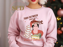 Load image into Gallery viewer, Damon Salvatore, Torn Between Lookin like a Snack and eating one, Sweatshirt
