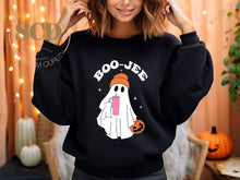 Load image into Gallery viewer, Boo -Jee with Tumbler Halloween Sweatshirt