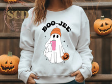 Load image into Gallery viewer, Boo -Jee with Tumbler Halloween Sweatshirt
