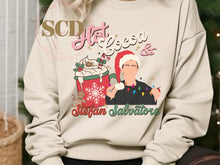 Load image into Gallery viewer, Hot Cocoa & Stefan Salvatore Christmas Sweatshirt