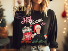 Load image into Gallery viewer, Hot Cocoa & Stefan Salvatore Christmas Sweatshirt