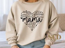 Load image into Gallery viewer, Brave, Smart, Capable, Worthy MAMA Sweatshirt