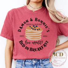 Load image into Gallery viewer, Damon And Bonnie's , Bed In Breakfast T-shirt