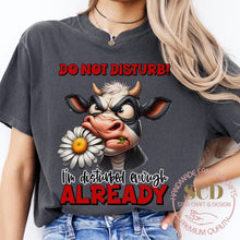 Load image into Gallery viewer, Do Not Disturb, I’m Disturbed Enough ALREADY, T-shirt