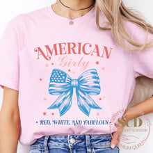 Load image into Gallery viewer, American Girl, RED, WHITE AND FABULOUS, T-Shirt