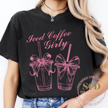 Load image into Gallery viewer, Iced Coffee Girl T-shirt