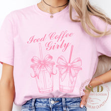 Load image into Gallery viewer, Iced Coffee Girl T-shirt