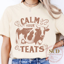 Load image into Gallery viewer, CALM YOUR TEATS, T-SHIRT