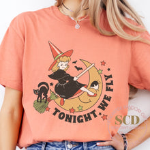 Load image into Gallery viewer, Tonight We Fly Halloween T-shirt