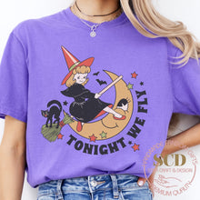 Load image into Gallery viewer, Tonight We Fly Halloween T-shirt