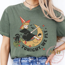 Load image into Gallery viewer, Tonight We Fly Halloween T-shirt