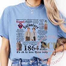 Load image into Gallery viewer, Salvatore brothers 1964 TVD Quotes