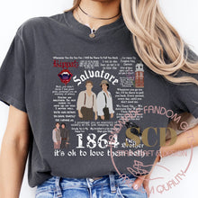 Load image into Gallery viewer, Salvatore brothers 1964 TVD Quotes