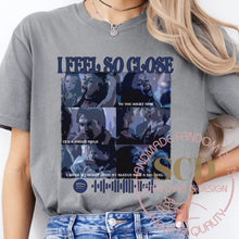 Load image into Gallery viewer, Damon and Elena Frat Party Dance T-shirt