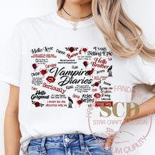 Load image into Gallery viewer, TVD Quotes, Damon Salvatore , Enzo, T-shirt