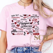 Load image into Gallery viewer, TVD Quotes, Damon Salvatore , Enzo, T-shirt
