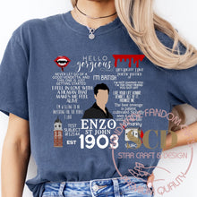 Load image into Gallery viewer, Enzo T-shirt Quotes , TVD Tee