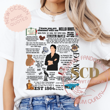 Load image into Gallery viewer, Damon New T-shirt Design And More Quotes , Damon T-shirt, TVD Quotes