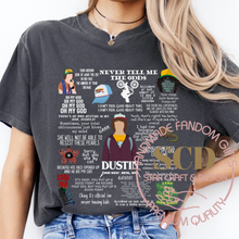 Load image into Gallery viewer, Dustin Famous Quotes T-shirt
