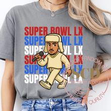 Load image into Gallery viewer, Super Bowl 2026 T-shirt - Benito Bowl Fan Art Shirt
