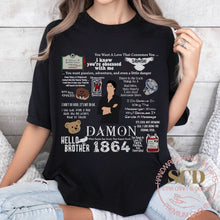 Load image into Gallery viewer, Damon Quotes ,TVD T-shirt