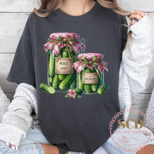 Load image into Gallery viewer, Peace Love And Pickles , T-shirt