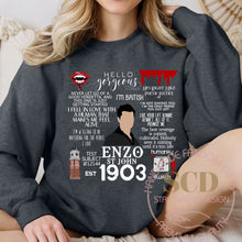 Load image into Gallery viewer, Enzo Quotes Sweatshirt