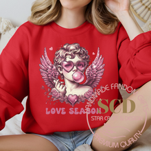 Load image into Gallery viewer, Love Season Cupid Sweatshirt, Retro Cupid Valentine's Day Sweatshirt