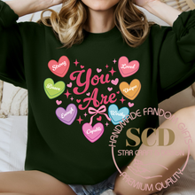 Load image into Gallery viewer, Valentine Sweatshirt, You Are Loved Sweatshirt