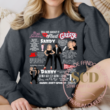 Load image into Gallery viewer, Movie Quotes Sweatshirt, Sandy and Danny Quotes Sweater