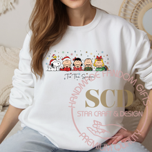 Load image into Gallery viewer, Christmas Crew Sweatshirt, Family Christmas Sweater, Friends Crewneck