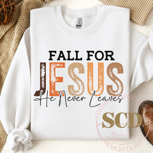 Load image into Gallery viewer, Fall For Jesus Sweatshirt