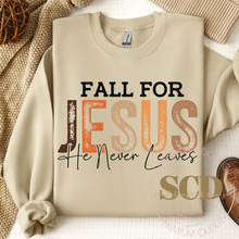 Load image into Gallery viewer, Fall For Jesus Sweatshirt