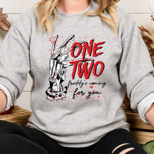 Load image into Gallery viewer, Freddy Nightmare Halloween Sweatshirt