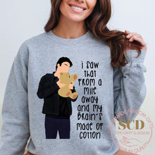 Load image into Gallery viewer, I saw that from a mile away , and my Brain's made of cotton Sweatshirt , Damon Salvatore Sweatshirt , TVD, Vampire diaries