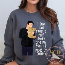 Load image into Gallery viewer, I saw that from a mile away , and my Brain's made of cotton Sweatshirt , Damon Salvatore Sweatshirt , TVD, Vampire diaries