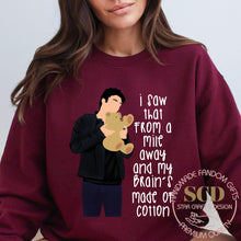 Load image into Gallery viewer, I saw that from a mile away , and my Brain's made of cotton Sweatshirt , Damon Salvatore Sweatshirt , TVD, Vampire diaries
