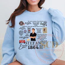 Load image into Gallery viewer, Stefan Salvatore Sweatshirt Quotes , TVD Quotes